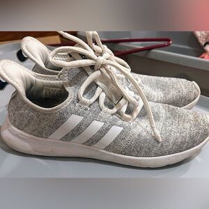 Adidas Prime Green Cloud Gray and White Sneakers